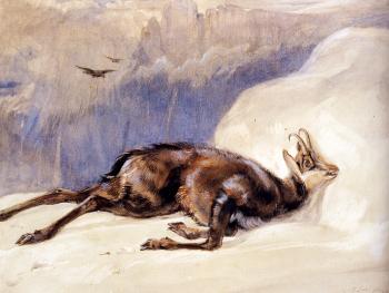 John Frederick Lewis : The Chamois, Sketched In The Tyrol